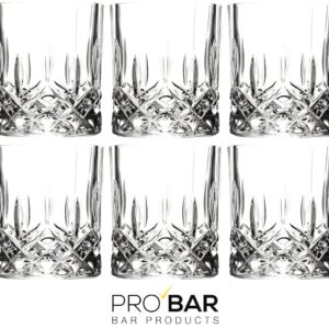 Verre old fashioned Opera 30 cl gravé, lot de 6