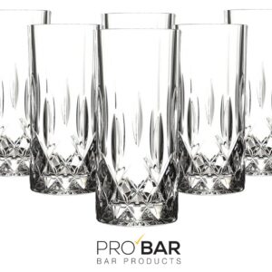 Verre tumbler Opera 35 cl décoré, lot de 6