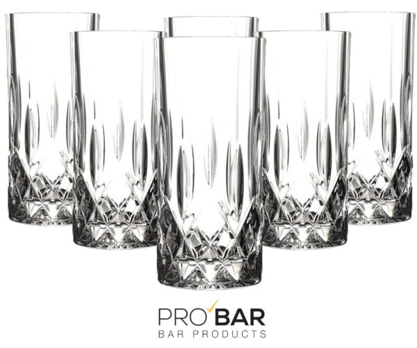 Verre tumbler Opera 35 cl décoré, lot de 6