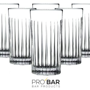 Verre tumbler Timeless 44,3 cl rainuré, lot de 6
