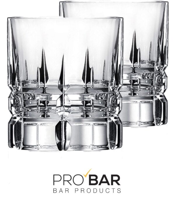 Verre old fashioned 30 cl Carrara Luxion, lot de 2