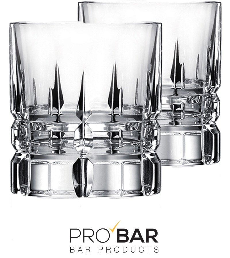 Verre old fashioned 30 cl Carrara Luxion, lot de 2