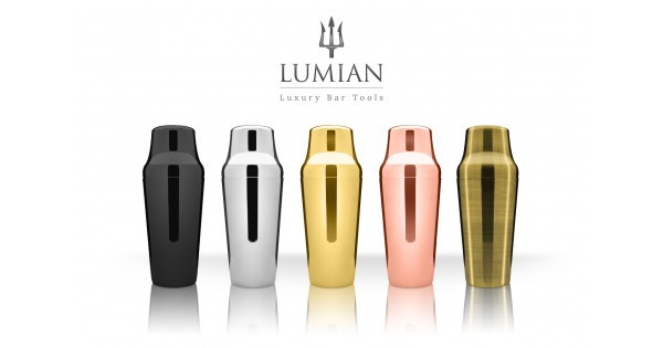 Shaker parisien Zeus Lumian 90 cl inox 18/10, cinq finitions