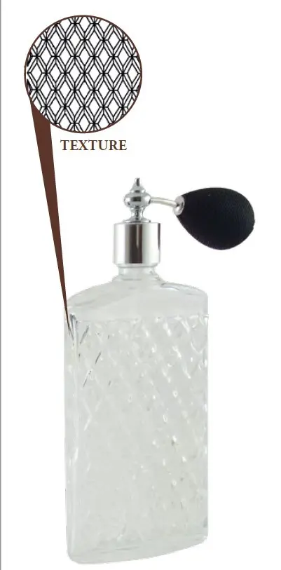 Flacon vaporisateur Yarai 200 ml en verre taillé – Image 3