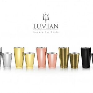 Shaker Boston Kenko Lumian, timbales 28 et 18 oz en inox 1 mm