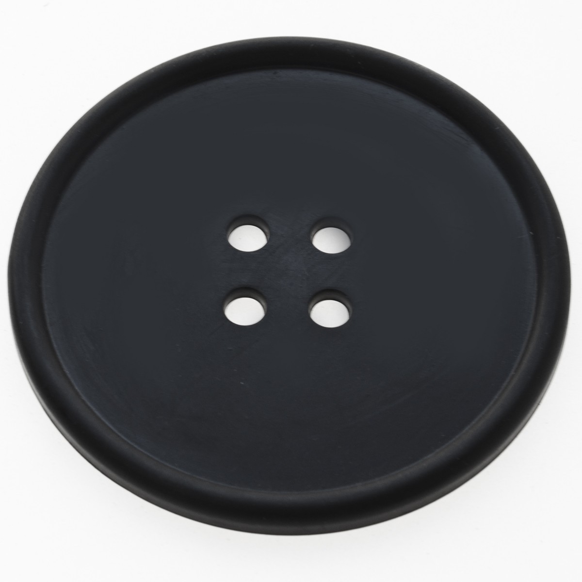 Sous-verre bouton en caoutchouc naturel, Ø 10 cm – Image 2