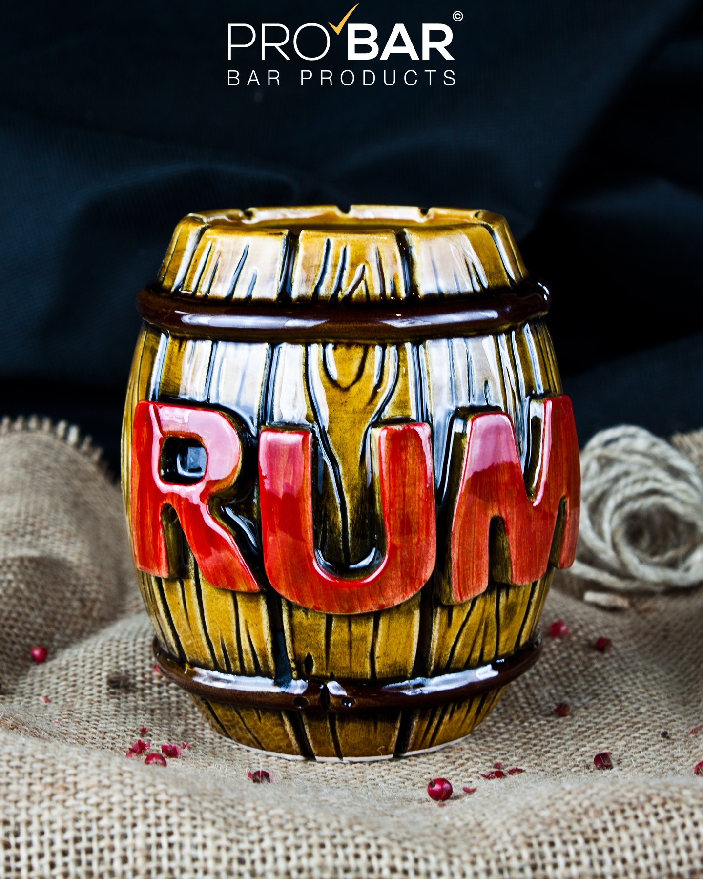 Set tiki rhum, bouteille 70 cl et mug 45 cl – Image 3