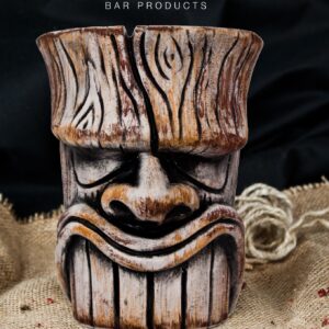 Mug tiki Trunk 40 cl, idole sur tronc