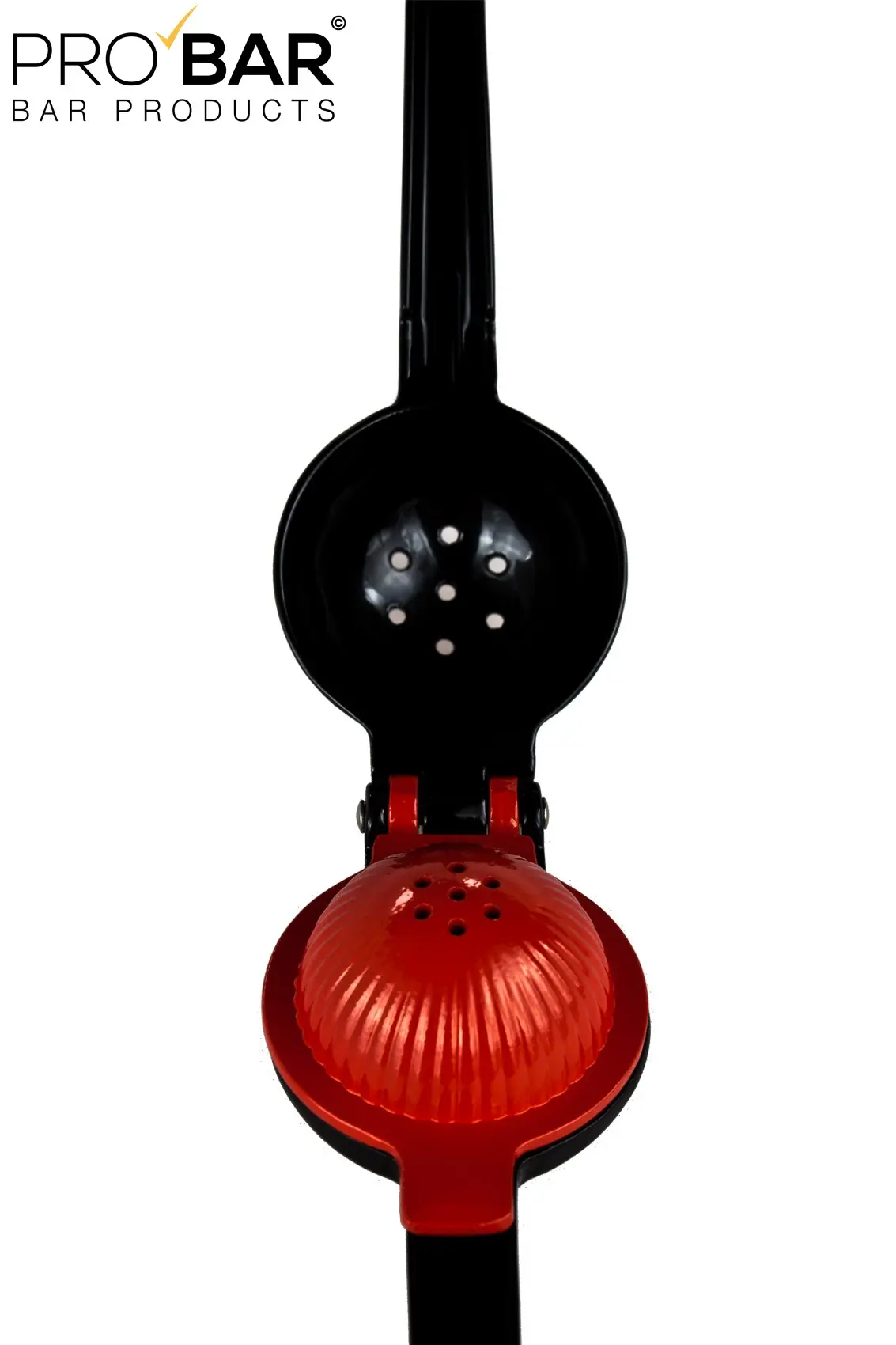 Presse-agrumes PRO noir et rouge à roues continues – Image 6