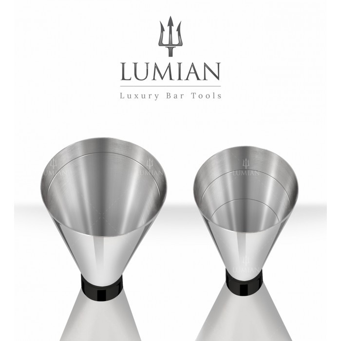 Doseur à cocktail Mr Slim Black Ring inox, 3 / 4,5 ou 3 / 6 cl – Image 3