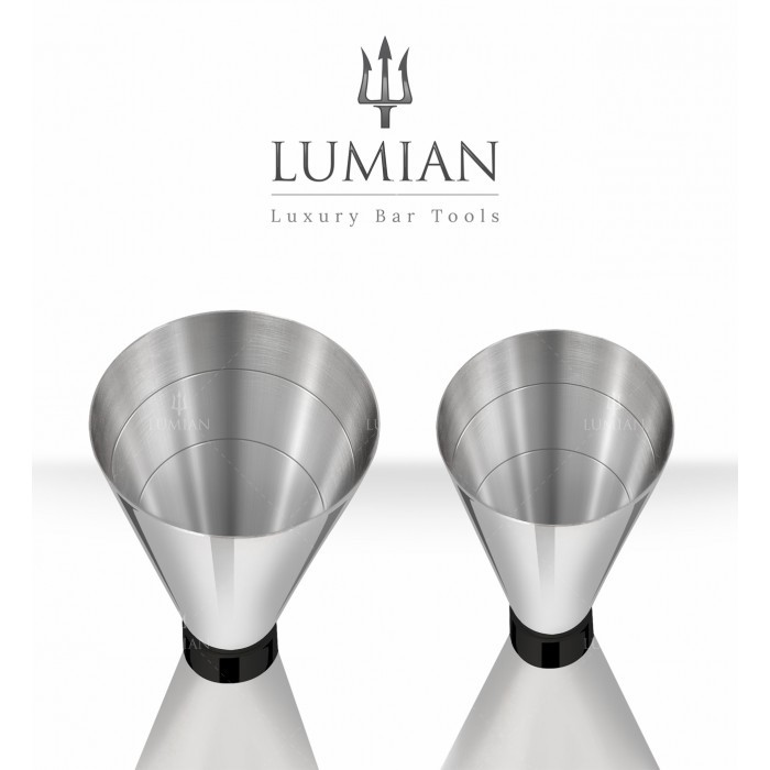 Doseur à cocktail Mr Slim Black Ring inox, 3 / 4,5 ou 3 / 6 cl – Image 4