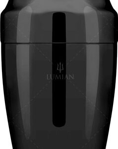 Shaker cobbler Kenta 50 cl en inox 18/10 - Noir