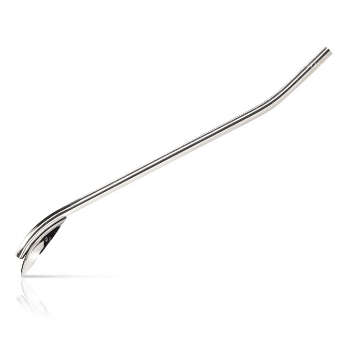 Paille en inox avec cuillère, 22 cm – Image 4