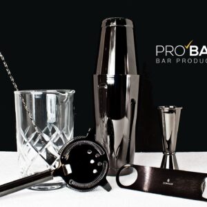 Easy kit barman noir, 7 outils Lumian