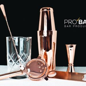 Easy kit barman cuivre, 7 outils Lumian