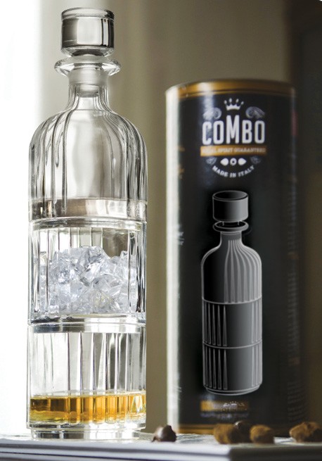 Coffret de dégustation whisky, bouteille et 2 verres