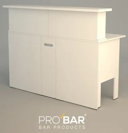 Comptoir de bar en bois pliant, 150 cm