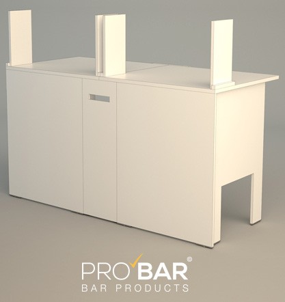 Comptoir de bar en bois pliant, 150 cm – Image 5