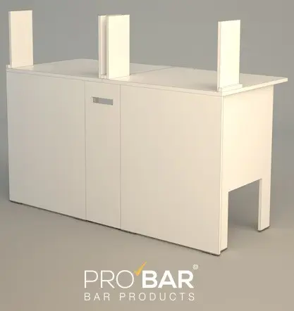 Comptoir de bar en bois pliant, 150 cm – Image 5