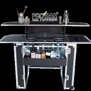 Comptoir de bar portable à valise trolley 160 cm