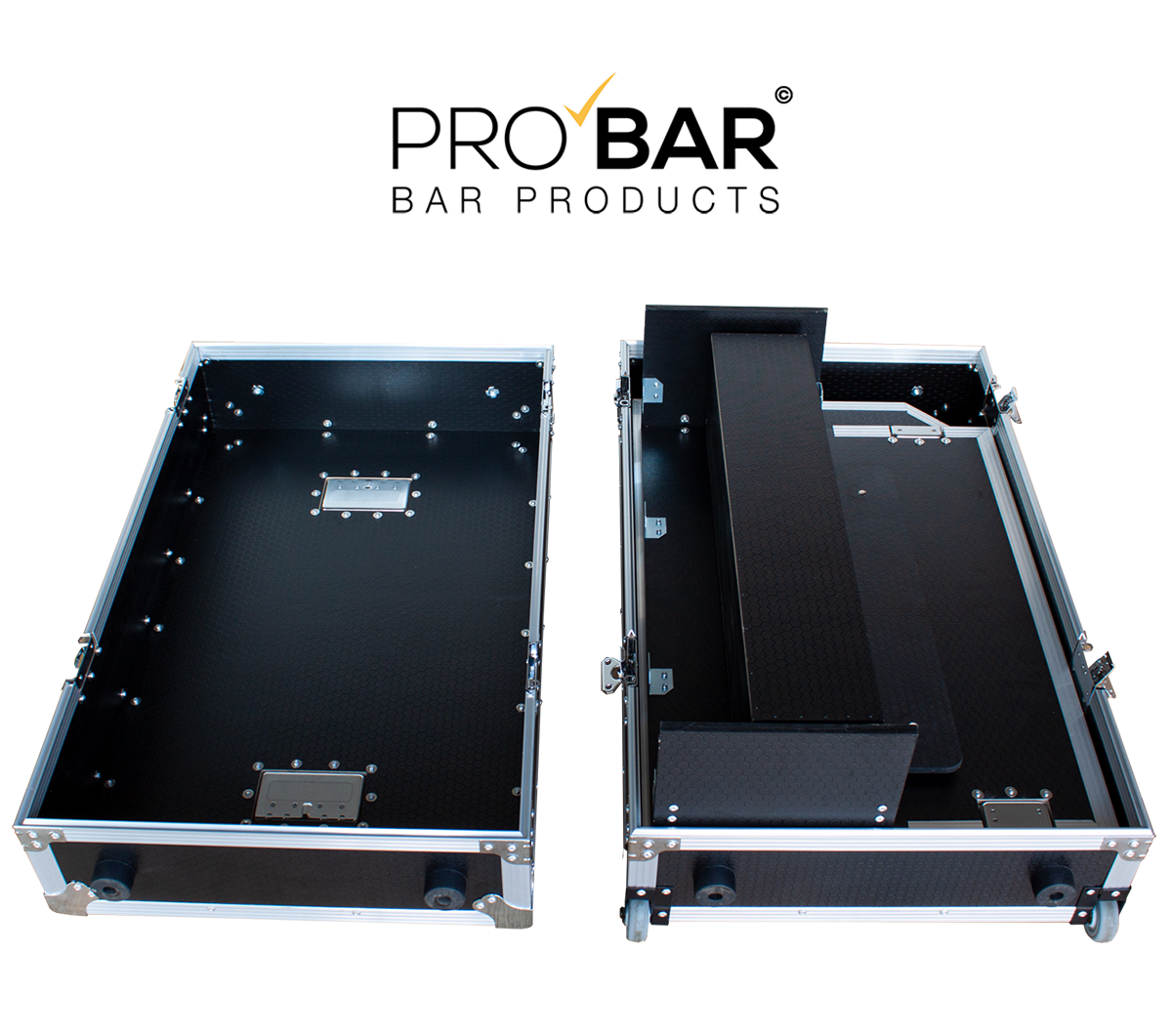 Comptoir de bar portable à valise trolley 160 cm – Image 4