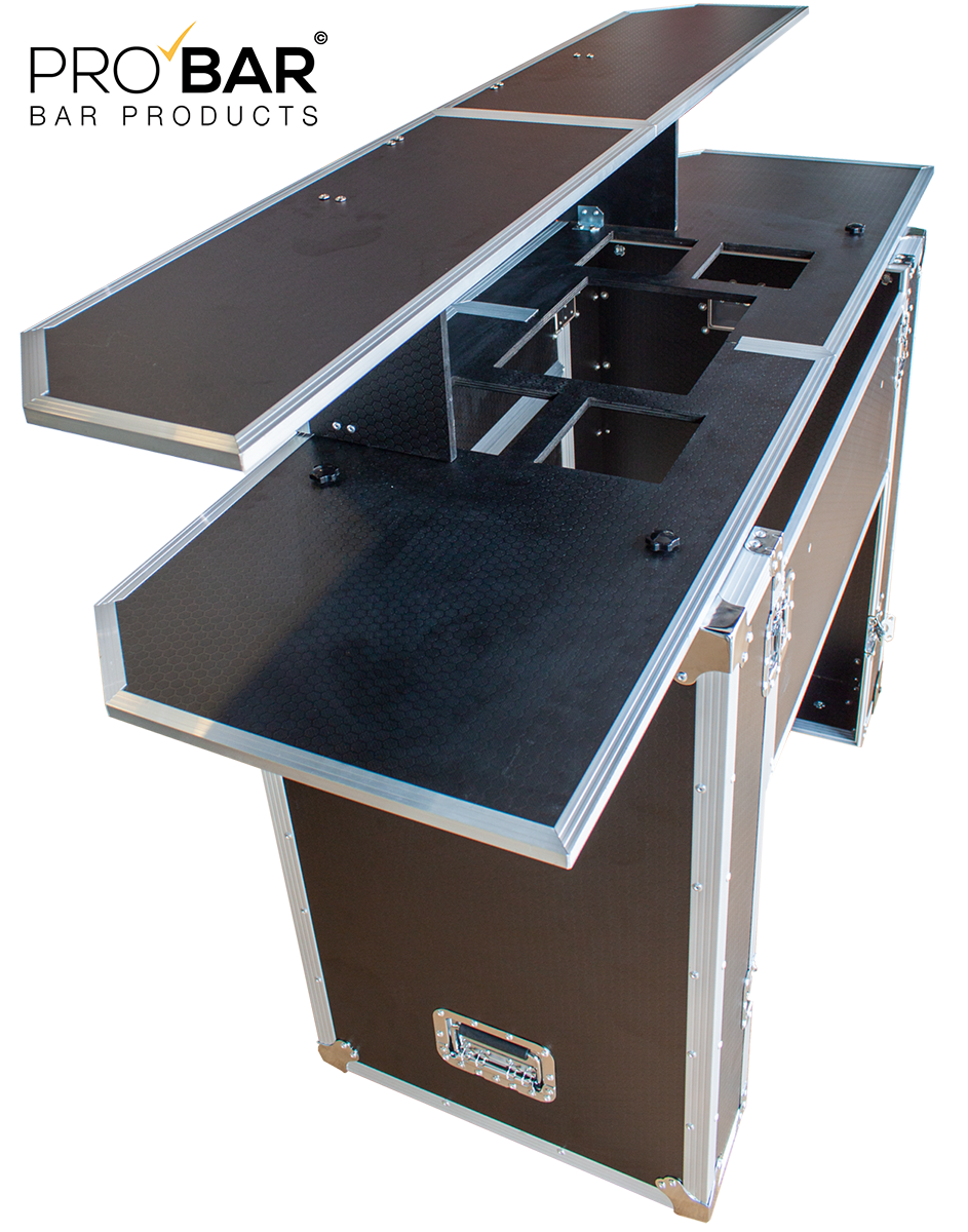 Comptoir de bar portable à valise trolley 160 cm – Image 7