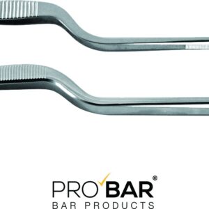 Pince à garniture courbe en inox, 16 ou 21 cm