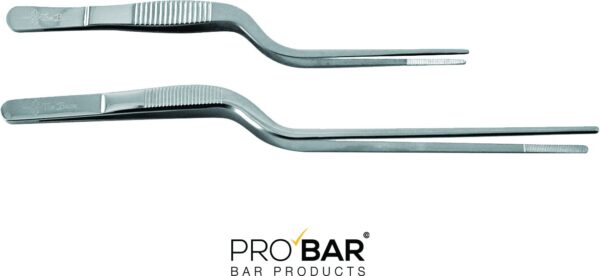 Pince à garniture courbe en inox, 16 ou 21 cm