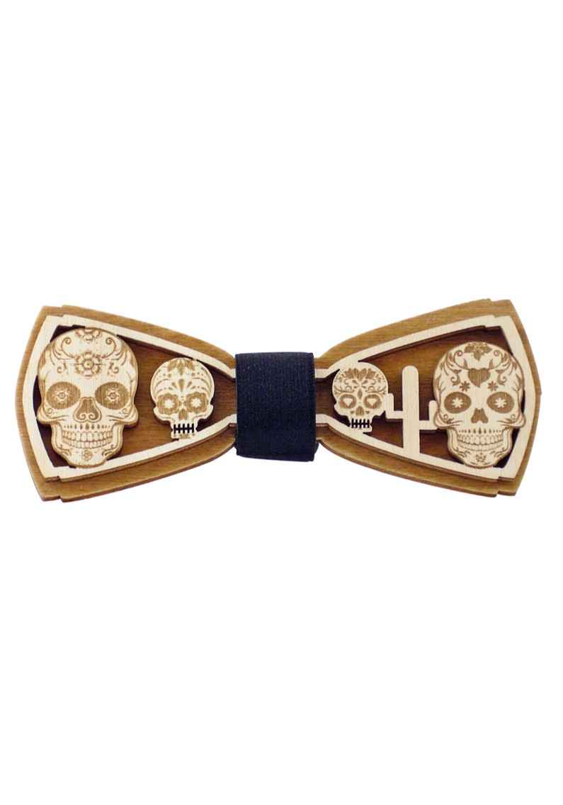 Nœud papillon en bois fait main, 6 modèles – Image 10