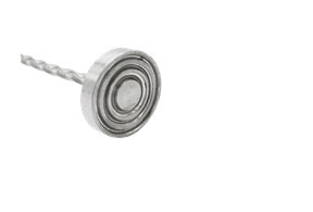 Cuillère à cocktail 35 cm à disque pilon, inox – Image 3