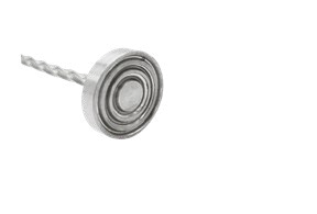 Cuillère à cocktail 35 cm à disque pilon, inox – Image 4