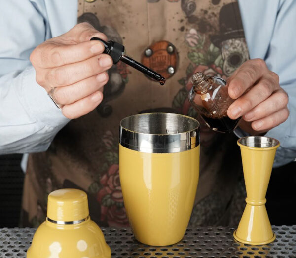Flacon compte-gouttes gradué 100 ml en verre