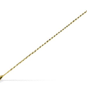 Cuillère à cocktail Drop 40 cm, cinq finitions plaquées - Or