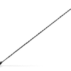 Cuillère à cocktail Drop 40 cm, cinq finitions plaquées - Noir