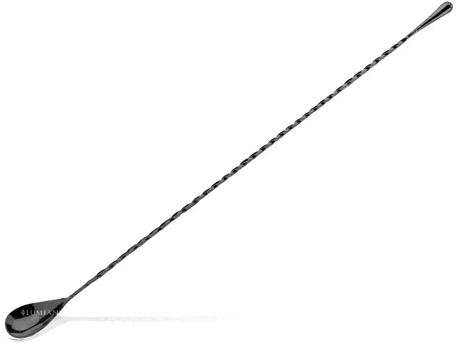Cuillère à cocktail Drop 40 cm, cinq finitions plaquées – Image 5
