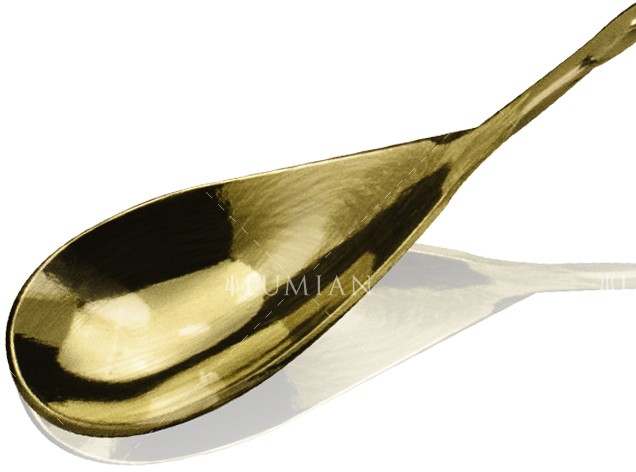 Cuillère à cocktail Drop 40 cm, cinq finitions plaquées – Image 13