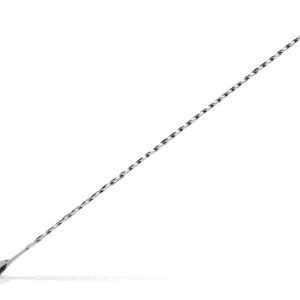 Cuillère à cocktail Drop 40 cm, cinq finitions plaquées - Argent