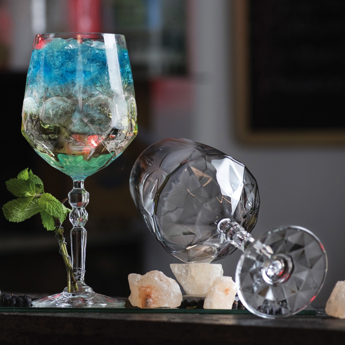 Verre à gin tonic ballon 66 cl en cristallin Luxion, lot de 6