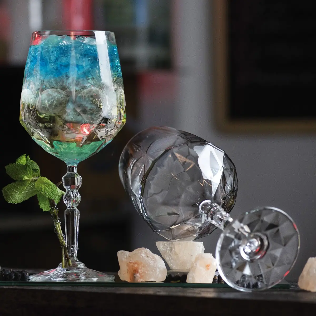 Verre à gin tonic ballon 66 cl en cristallin Luxion, lot de 6