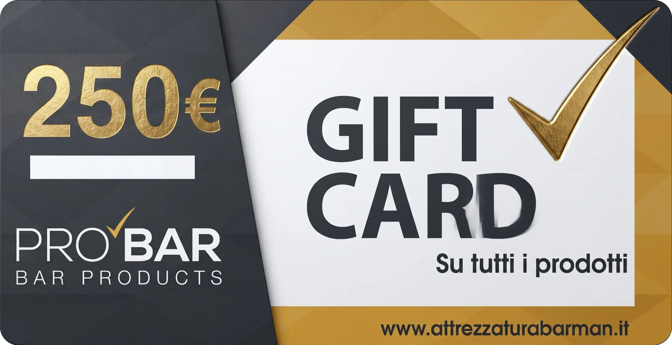 Carte cadeau 250 €, envoyée par email