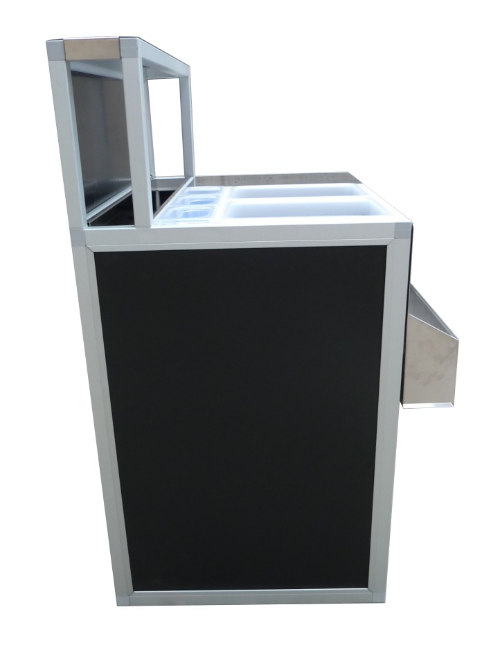 Comptoir de bar pliant 90 cm Smart en inox – Image 6