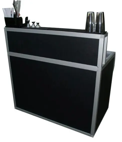 Comptoir de bar pliant 120 cm Comfort en inox – Image 4