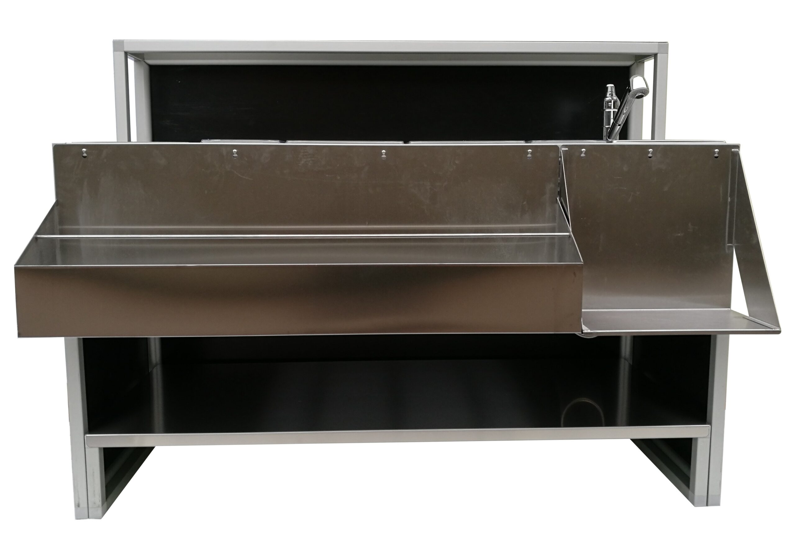 Comptoir de bar pliant 150 cm Professional, évier – Image 7