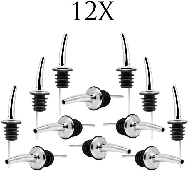 Bec verseur inox 18/10 Lumian, lot de 12