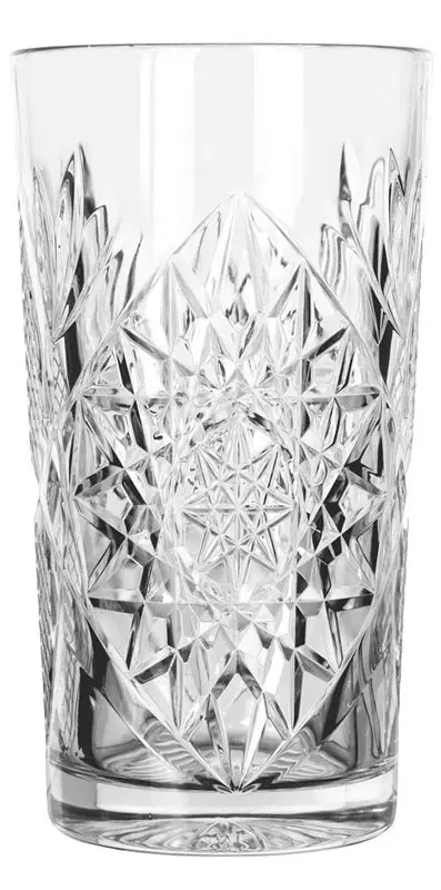 Verre tumbler 48 cl Hobstar taillé, lot de 12 – Image 2