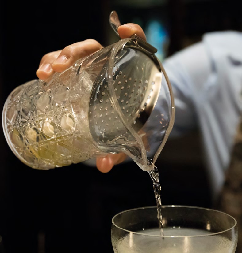 Passoire julep à manche coudé en inox – Image 2