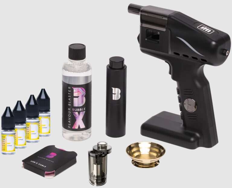 Flavour Blaster, pistolet à bulles aromatiques pour cocktail