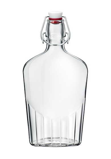 Bouteille flasque 0,5 l avec bouchon