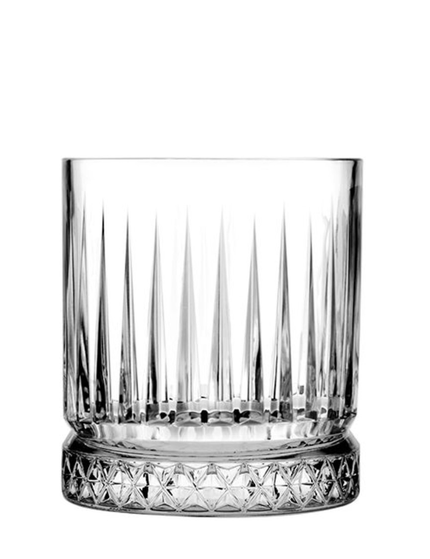 Verre old fashioned Elysia 36 cl à rainures, lot de 4 – Image 2