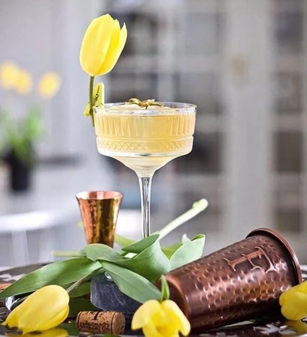 Coupe à cocktail rainurée Elysia 26 cl, lot de 4 – Image 2